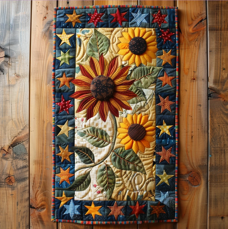 Sunflower TAI080324089 Quilted Table Runner
