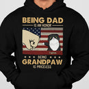 Personalized Being Grandpaw Is Priceless- Gift for Dad Shirt HN301201TS