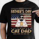 Personalized Best Cat Dad's Father Day - Gift for Dad Shirt TL301201TS