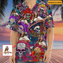 Day Of The Dead Upload Photo High Quality Unisex Hawaiian Shirt For Men And Women HN290701A