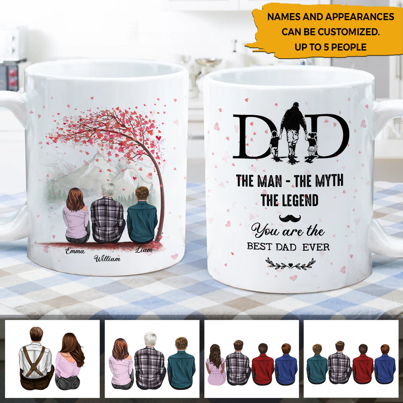 Dad, The Man The Myth The Legend Ceramic Mug HN290401AUS