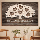 Personalized This Grandma Belongs To These Kids Poster HN271201PO