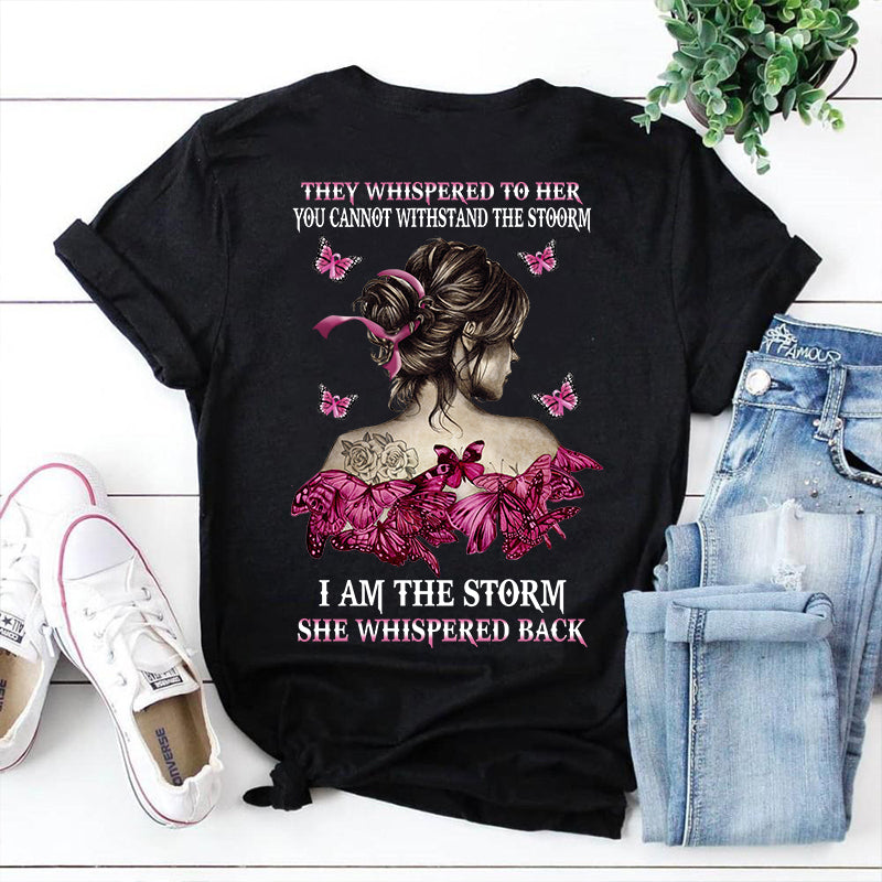 Breast Cancer Butterfly Never Lose Hope Shirt TL031001TS