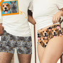 Personalized Upload Photo Portrait Underwear Couple HN211201WF