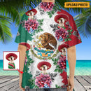 Upload Photo Mexico Flag High Quality Unisex Hawaiian Shirt For Men And Women HN270701M