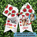 Upload Photo Personalized Apple Back To School Hairbow TL120801Y