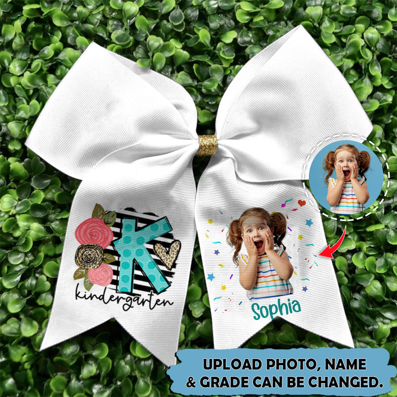 Upload Photo Personalized Back To School Hairbow TL110801Y