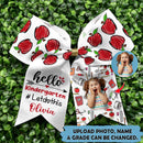 Upload Photo Personalized Welcome Back To School Hairbow TL090802Y