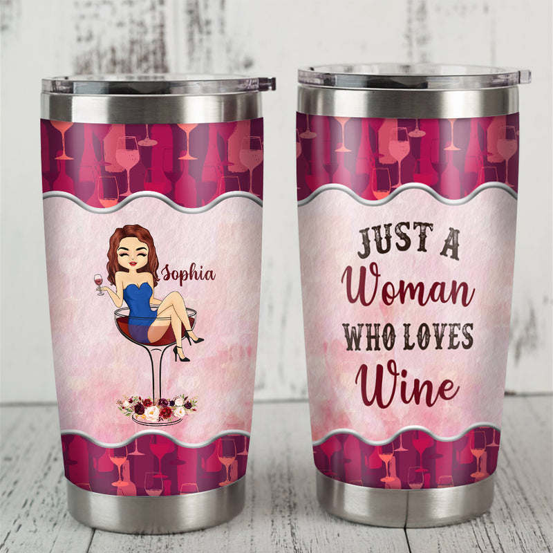 Personalized Wine Lover Stainless Steel Tumbler TN140502DUS