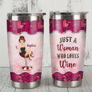 Personalized Wine Lover Stainless Steel Tumbler TN140502DUS