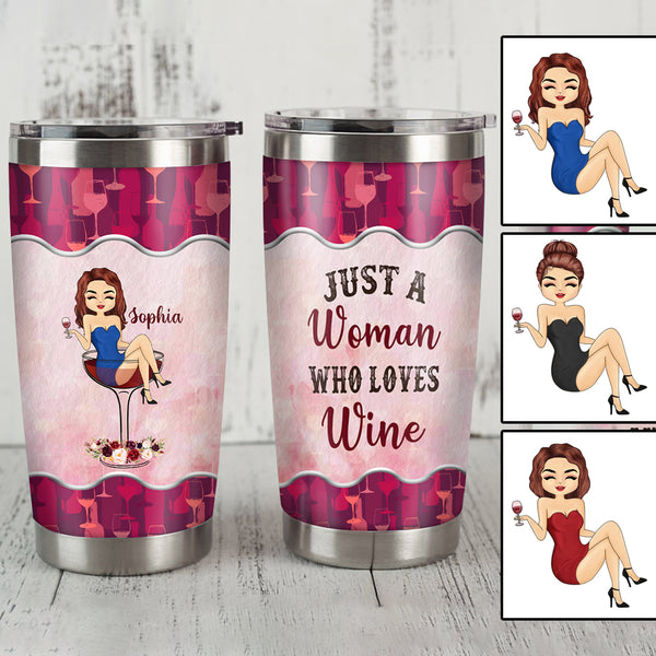 Personalized Wine Lover Stainless Steel Tumbler TN140502DUS