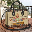 Personalized Reading Lovers Leather Bag MT140501DUS