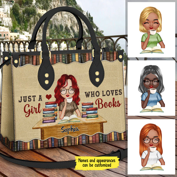 Personalized Reading Lovers Leather Bag MT140501DUS