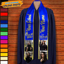 Personalized Custom Photo Class of 2023 Stoles Sash Graduation Gift HM011222ST