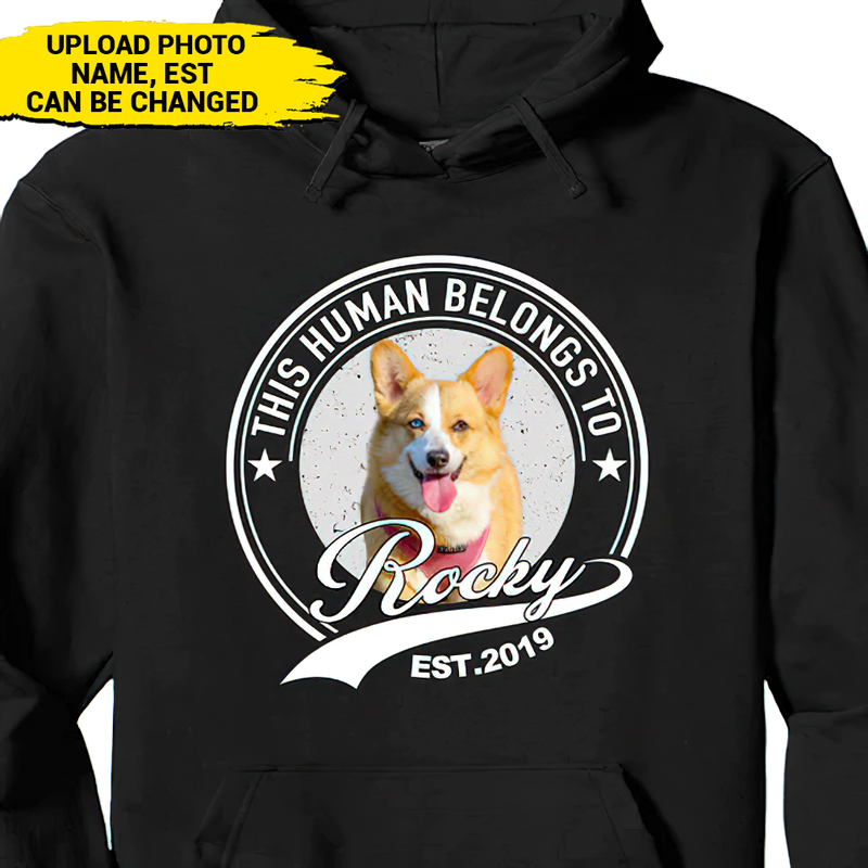 Personalized This Human Belong To Custom Photo Dog Cat Pet Shirt TL170901TS