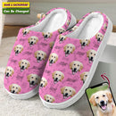 Personalized Custom Photo Dog Cat Plush Slippers HM271001S
