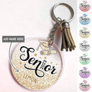 Personalized Senior 2023 Graduation Glitter Keychain Graduation Gift HM09022301KC