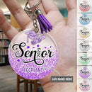 Personalized Senior 2023 Graduation Glitter Keychain Graduation Gift HM09022301KC