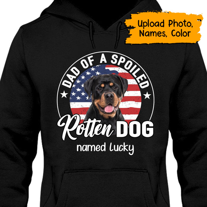 Personalized Spoiled Rotten Dog Custom Photo Dog Shirt HM231201TS