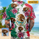Upload Photo Mexico Flag High Quality Unisex Hawaiian Shirt For Men And Women HN270701M