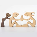 The Love Between You And Your Fur-Friend - Gift For Pet Lovers Wood Sculpture CLA0610001WS