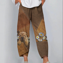 Upload Photo Personalized Casual Women Lounge Elastic Waist Pants TL050802Y