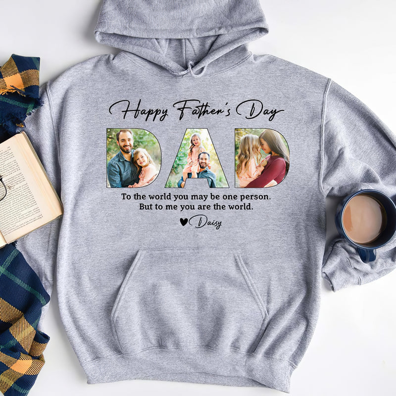 Personalized Upload Photo Happy Father's Day Shirt HN22032302TS