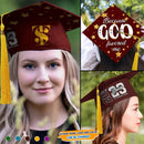 Personalized Because God Favored Me Graduation Cap HN20032301C