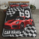 Personalized Racing Cars Bedding Sets HM130902BS