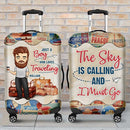 Personalized Travel Is My Therapy Luggage Cover HN22022301LUC