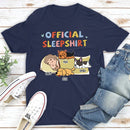 Personalized Official Sleepshirt Sleeping Dog Shirt HN06042301TS