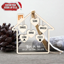 Personalized Family This Is Us Our Life Our Story Our Home 2 Layered Mix Ornament TL171001OW