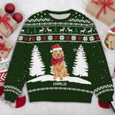 Personalized Clipart Dog Christmas Sweatshirt HM190902SS