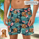 Personalized Upload Photo Dog Men's Beach Short HN15032301OS
