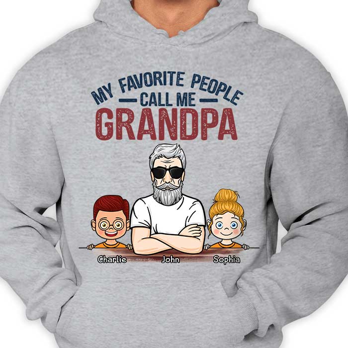 Personalized My Favorite People Call Me Grandpa Shirt HN12012301TS