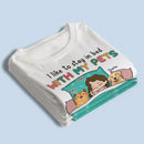 Personalized I Like To Stay In Bed With My Pet Shirt HN22032303TS