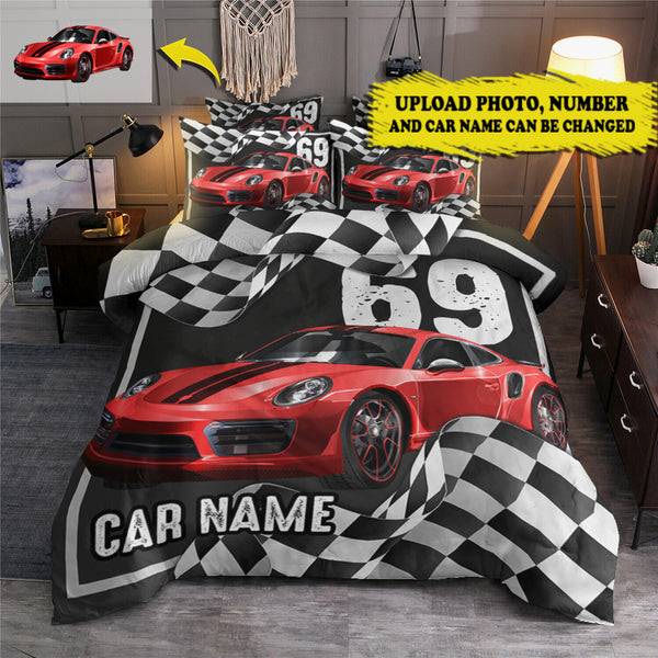 Personalized Racing Cars Bedding Sets HM130902BS
