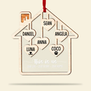 Personalized Family This Is Us Our Life Our Story Our Home 2 Layered Mix Ornament TL171001OW